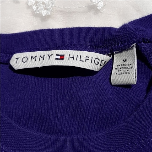 NWOT! Purple Long Sleeve Shirt by Tommy Hilfiger - Picture 7 of 7